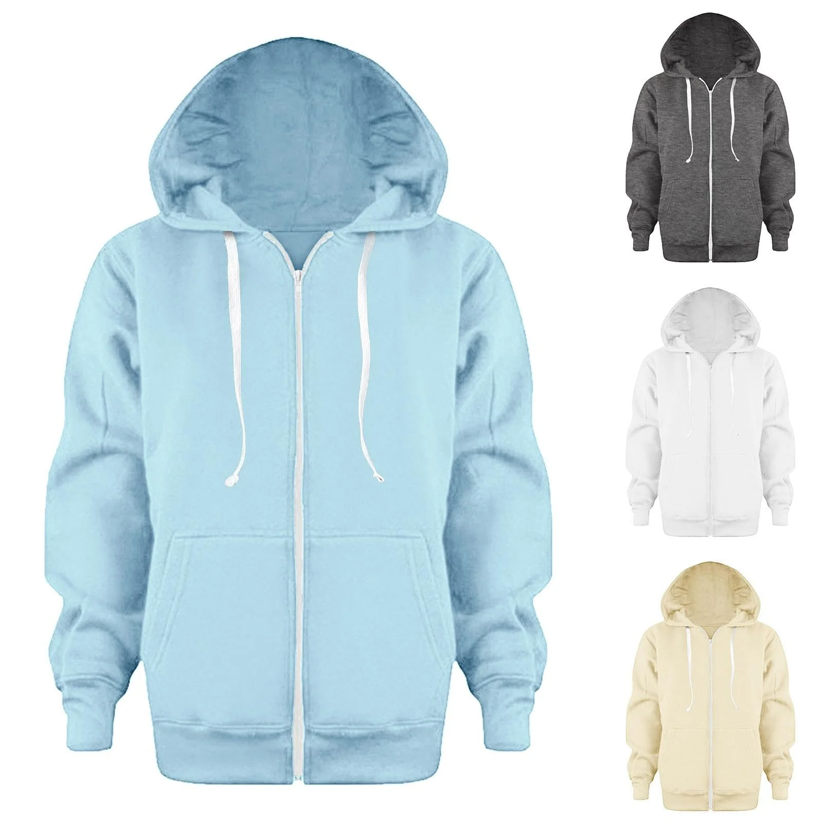 Дитяча Толстовка з капюшоном однотонна, фото №6 Дитяча Толстовка з капюшоном однотонна, фото №6