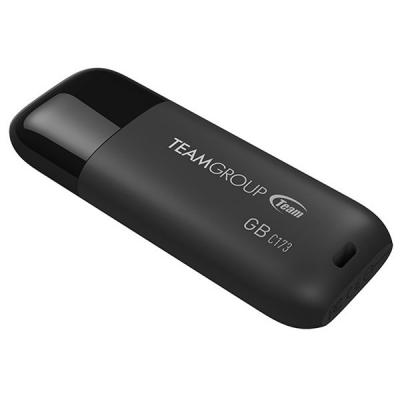 USB флеш-накопитель Team 64GB C173 Pearl Black 2.0 TC17364GB01 8551668, фото №3