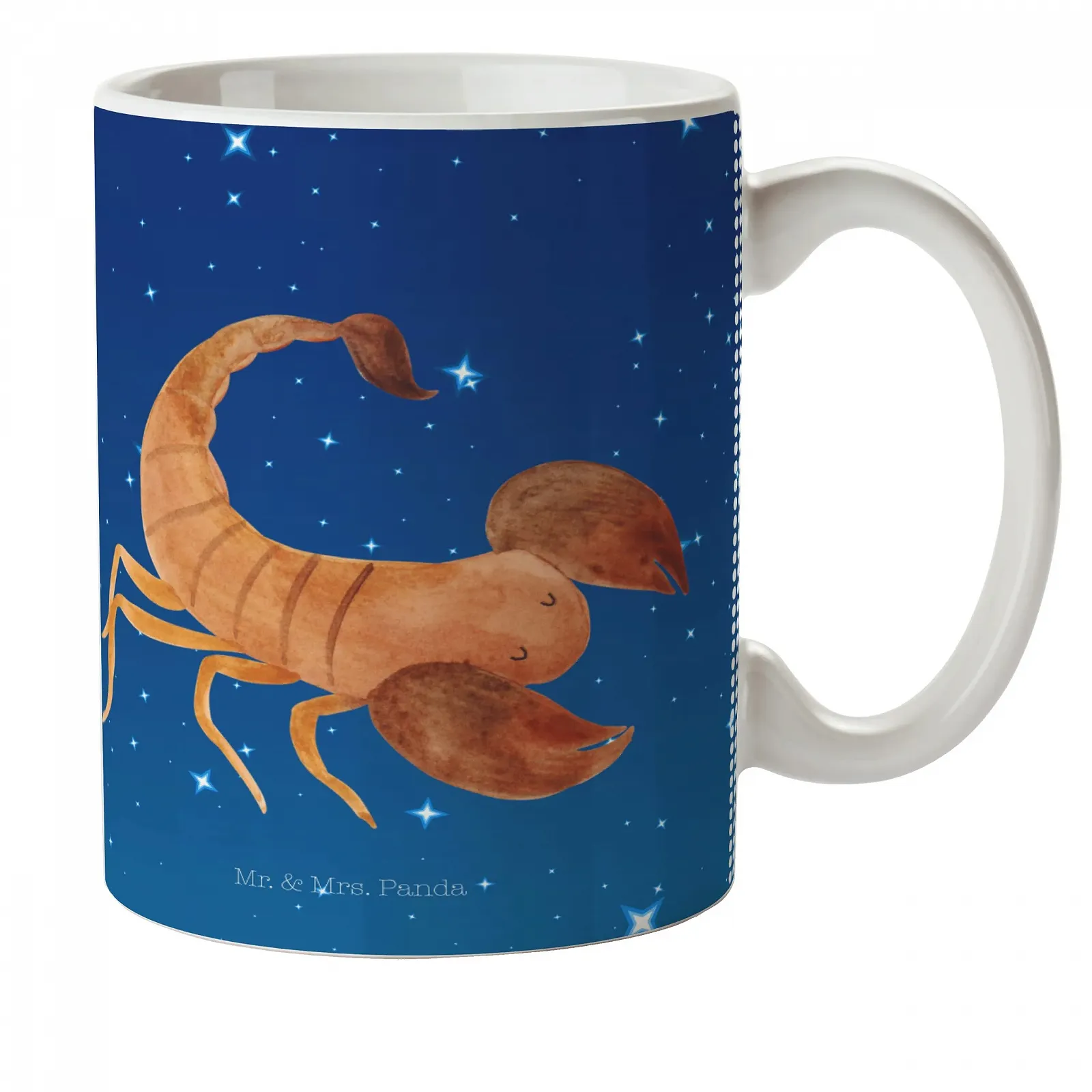 Кружка Mr. & Mrs. Panda Знак зодіаку Скорпіон Пластикова кружка, фото №1