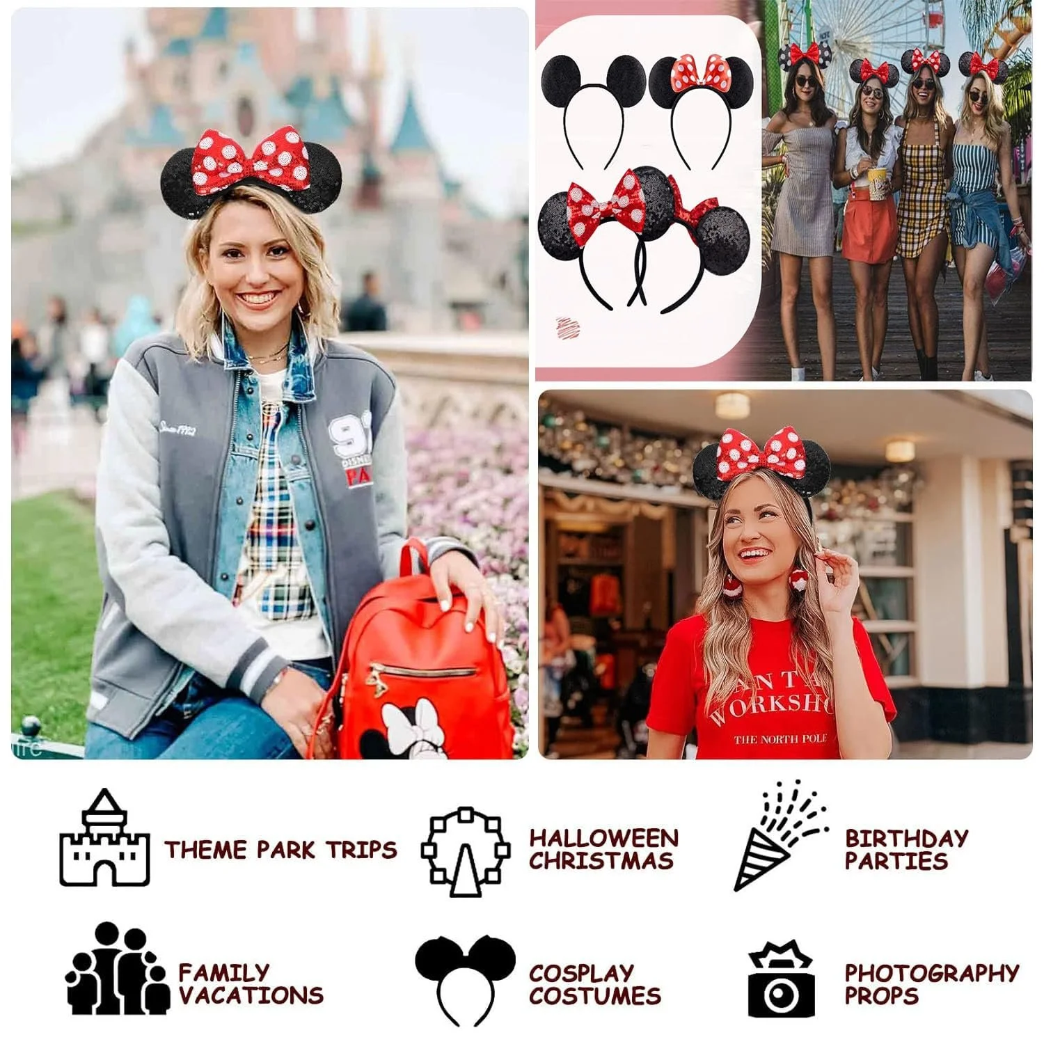 Обруч Ушки Мыши (2 шт.), фото №6