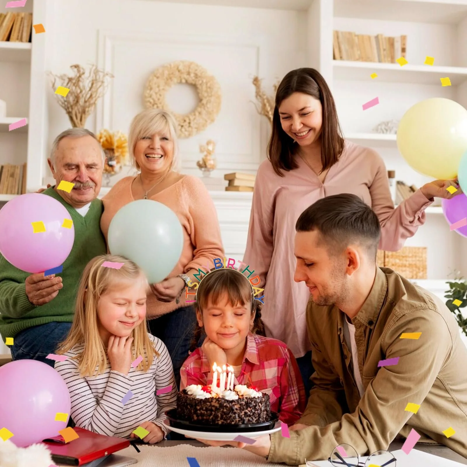 Обруч на голову З Днем народження "It's My Birthday" Металевий, фото №7