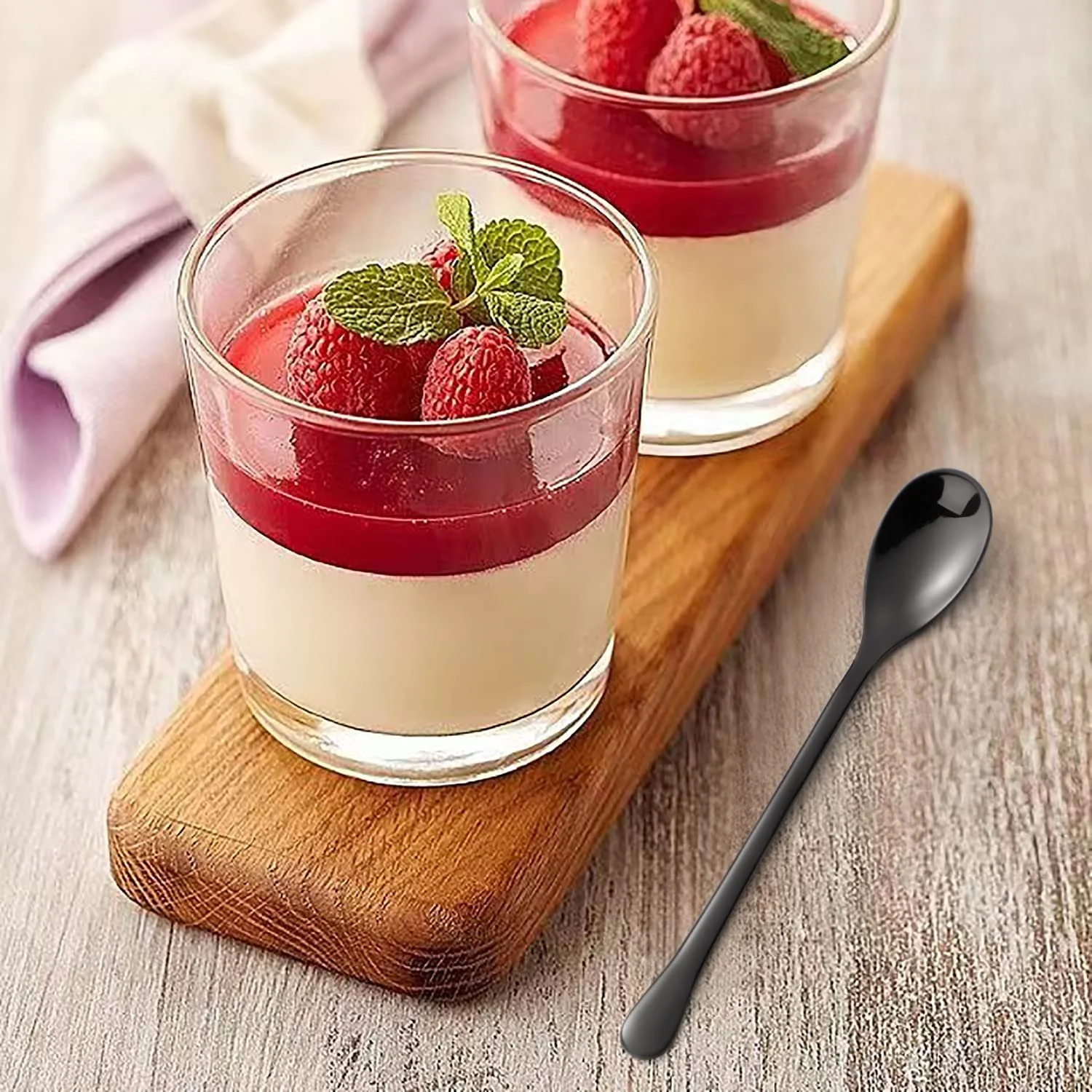 Кавова ложка Набір з 6 маленьких чайних з нержавіючої сталі, фото №6