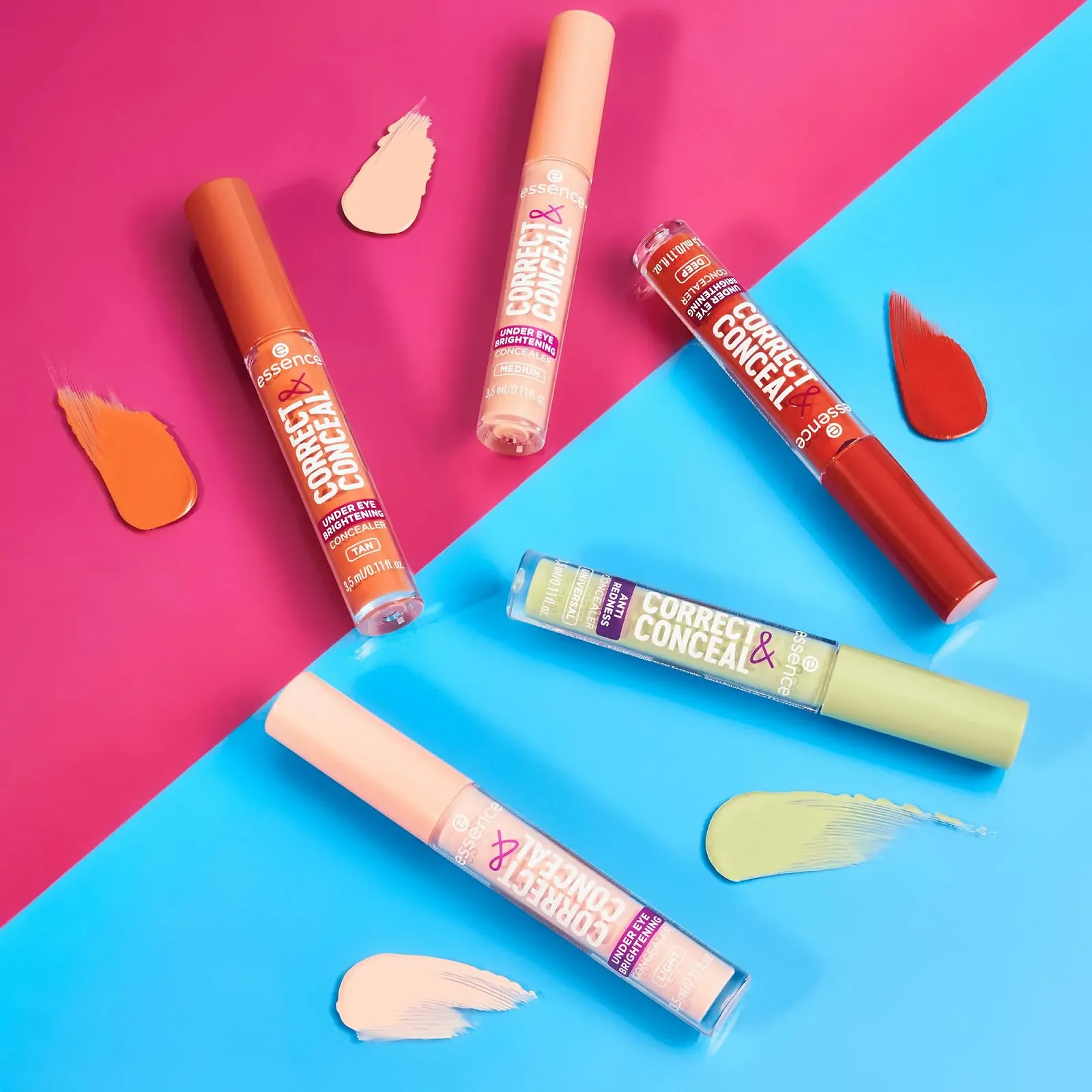 Консилер essence CORRECT & CONCEAL для сияния под глазами № 30 Оранжевый Осветляющий Корректирующий цвет Натуральный Для чувствительной кожи Веган Без масел Без парфюмерии Без спирта, фото №7