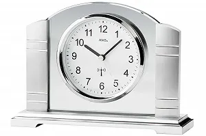 Радіокерований настільний годинник AMS Металевий корпус Мінеральне скло - Фото 1