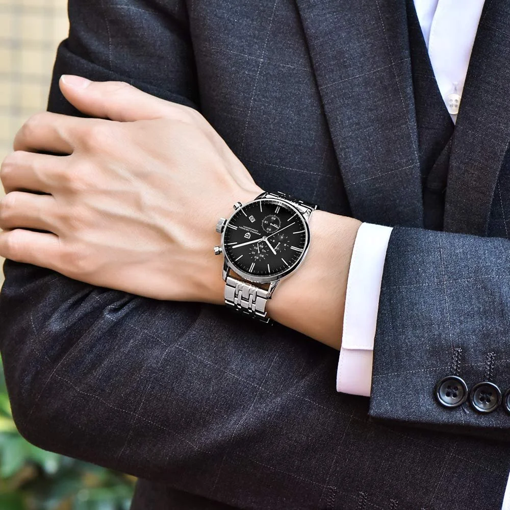 Кварцевый Хронограф Pagani Design 2720k Мужские Спортивные Часы, фото №5 Кварцевый Хронограф Pagani Design 2720k Мужские Спортивные Часы, фото №5