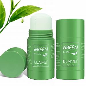 Маска для обличчя Green Mask Clay Stick, 2 шт, для глибокого очищення - Фото 1