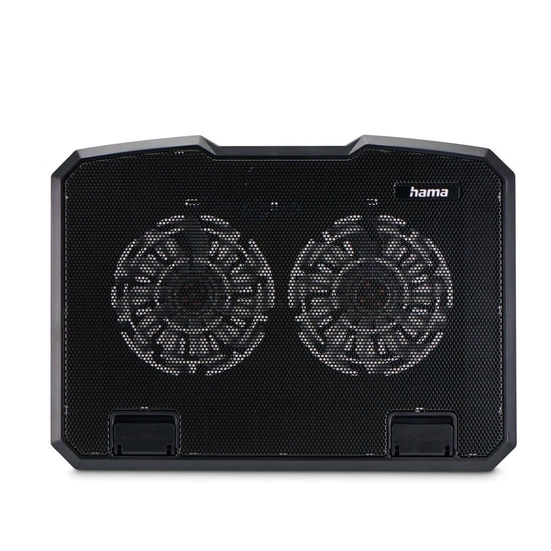 Подставка Охладитель для ноутбука Hama Metal Tilt Quiet 2 Fan 15.6" Black, фото №4
