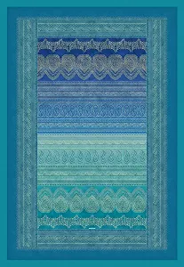 Покривало Bassetti бавовна бірюзова розмір 135x190 см - Фото 1