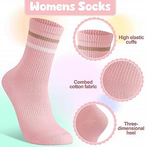 Носки Женские Разноцветные Полосатые 4-7 synthetic.ua - Фото 1