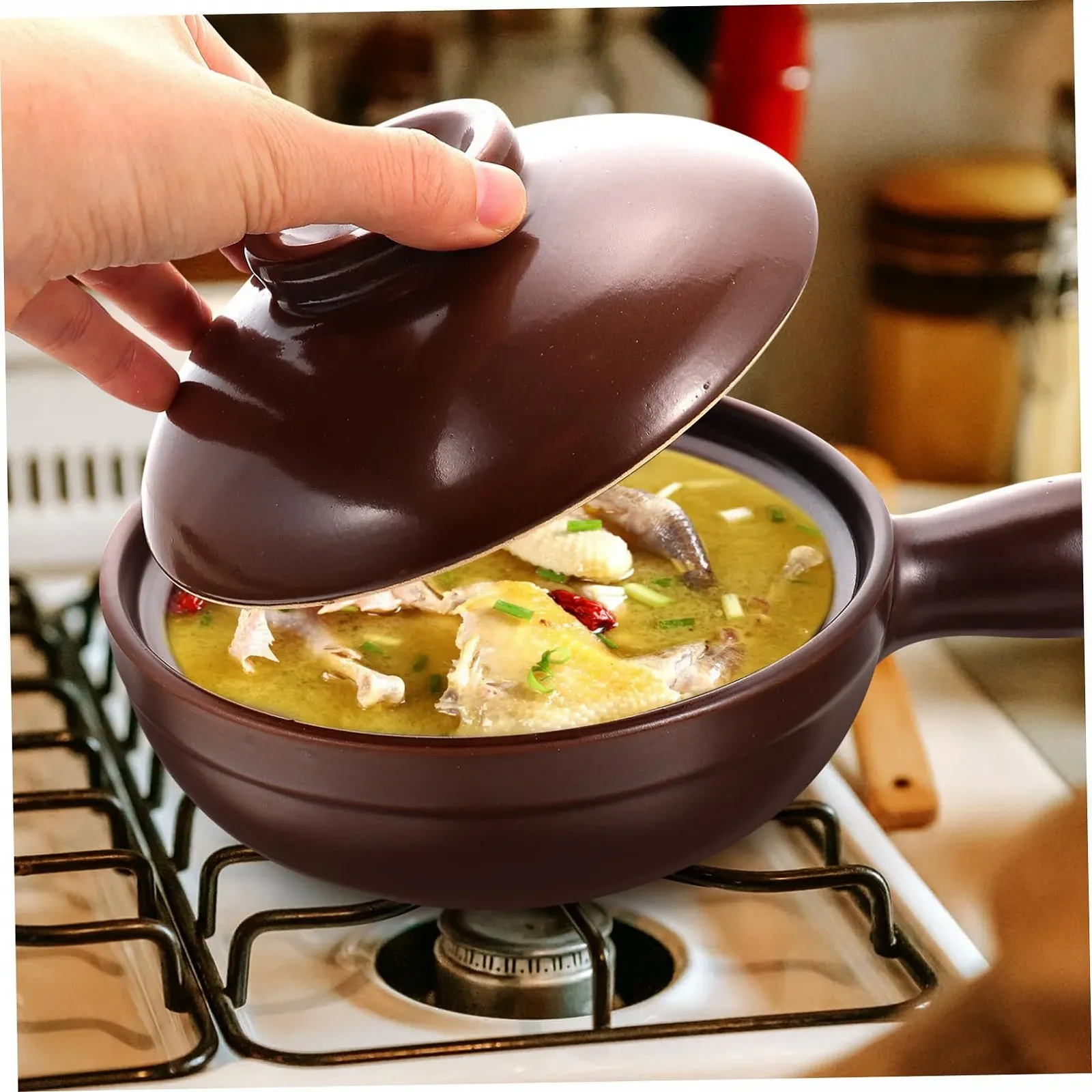 Керамічний Ківш з ручкою Термостійкий, антипригарне покриття, фото №6