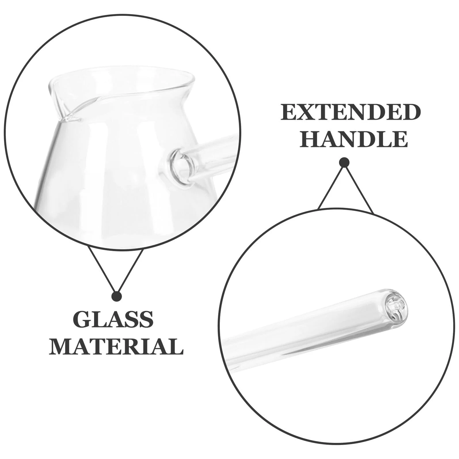 Термос-кавник Housoutil 450 мл Термостійке боросилікатне скло з ручкою для гарячих та холодних напоїв, фото №9 Термос-кавник Housoutil 450 мл Термостійке боросилікатне скло з ручкою для гарячих та холодних напоїв, фото №9