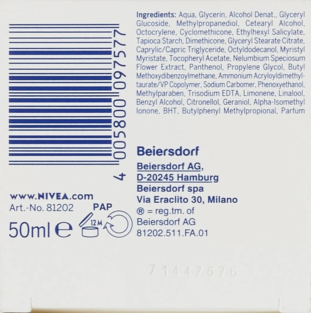Зволожувальний крем Nivea Essentials 24H Refreshing 50 ml, фото №3