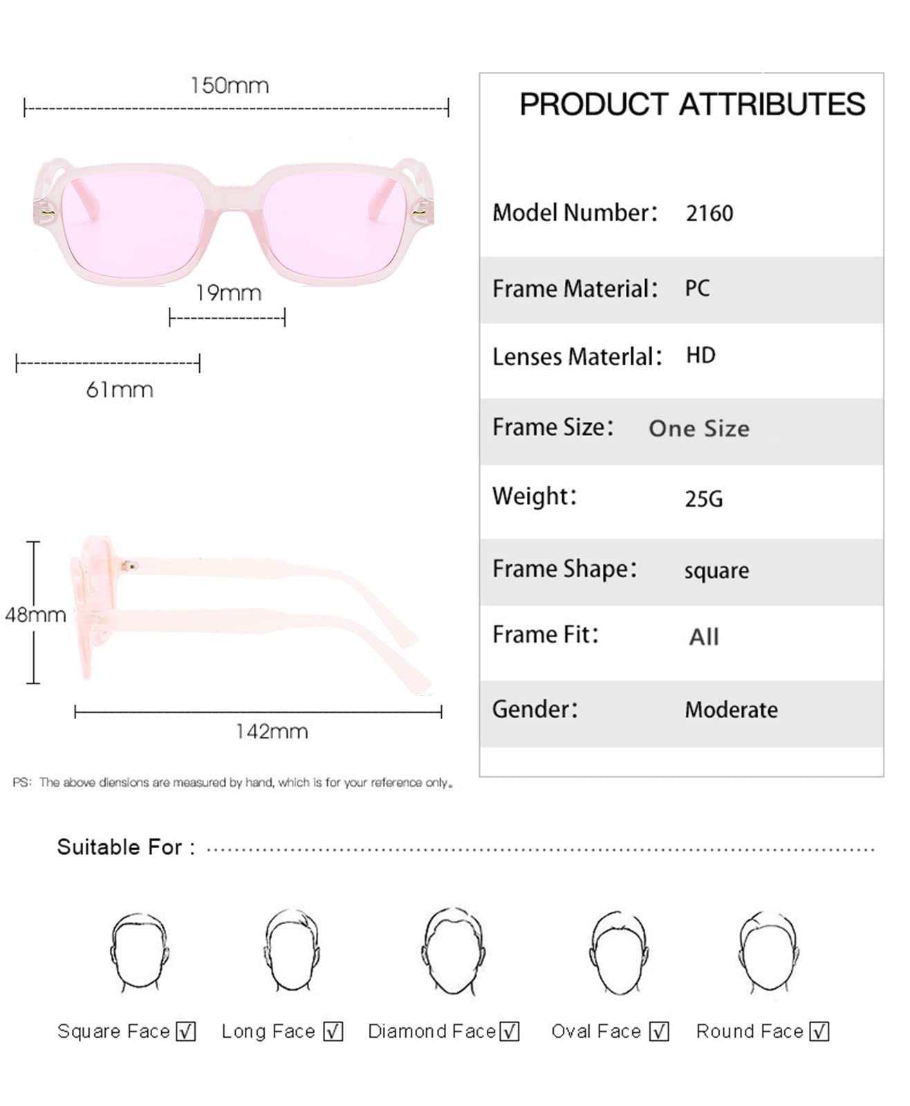 Сонцезахисні окуляри Прямокутні вінтажні YOJUED Жовті градієнтні, фото №5 Сонцезахисні окуляри Прямокутні вінтажні YOJUED Жовті градієнтні, фото №5