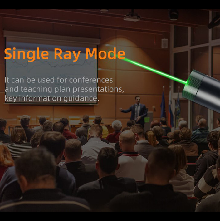 Фонарик лазерный аккумуляторный J02 SuperFire 200mAh, фото №3