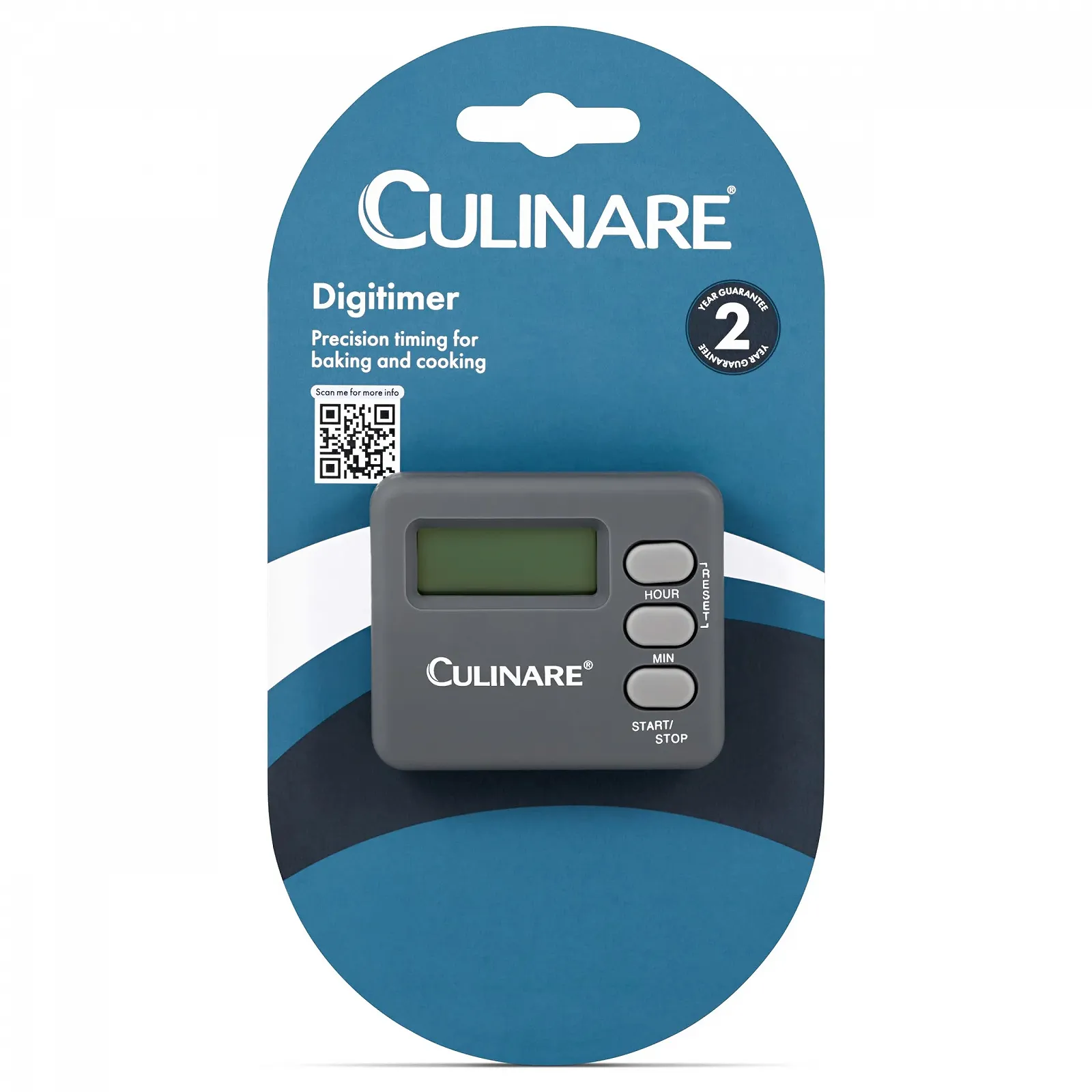 Цифровой таймер Culinare C240401 до 20 часов магнитный Серый, фото №6 Цифровой таймер Culinare C240401 до 20 часов магнитный Серый, фото №6