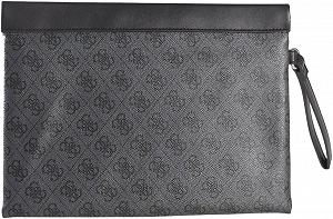 Мужской клатч Guess Vezzola Smart Темно-серый synthetic.ua - Фото 1