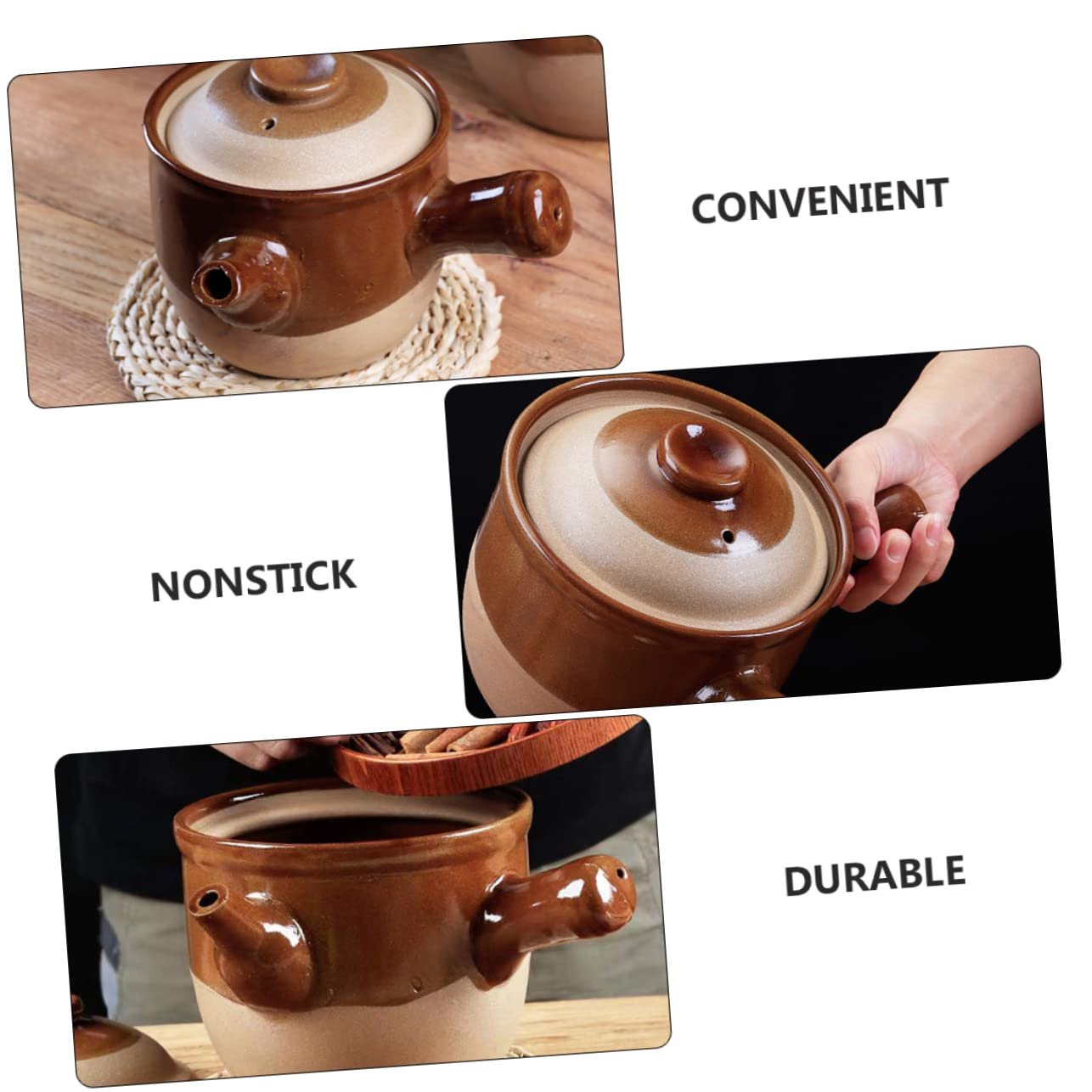 Чайник керамічний для китайської медицини термостійкий з кришкою, фото №9