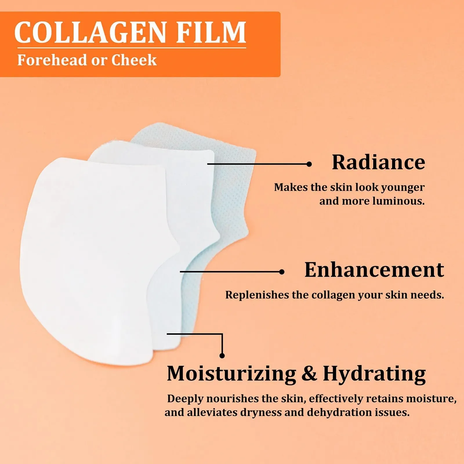 Маска Зволожуюча для обличчя, заспокійливі патчі для обличчя для сухої, чутливої шкіри, фото №7
