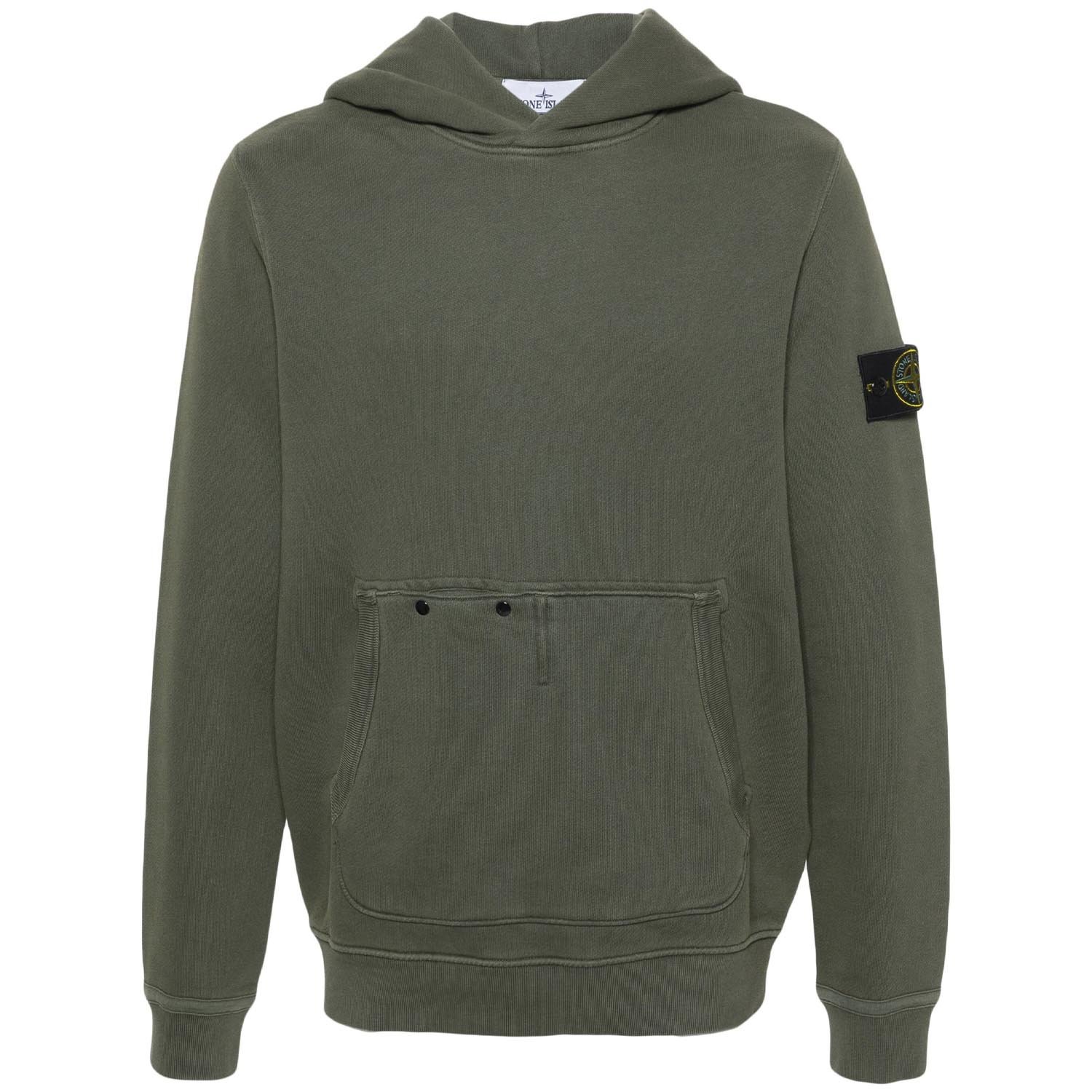 Худі Stone Island Compass Patch Hoodie GREEN XL, фото №1