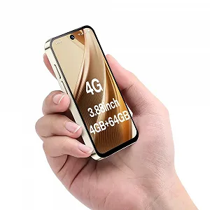 Міні-смартфон YOHOPE 4G 3.88 дюйма HD Dual SIM 1950 mAh Face ID Milk White - Фото 1