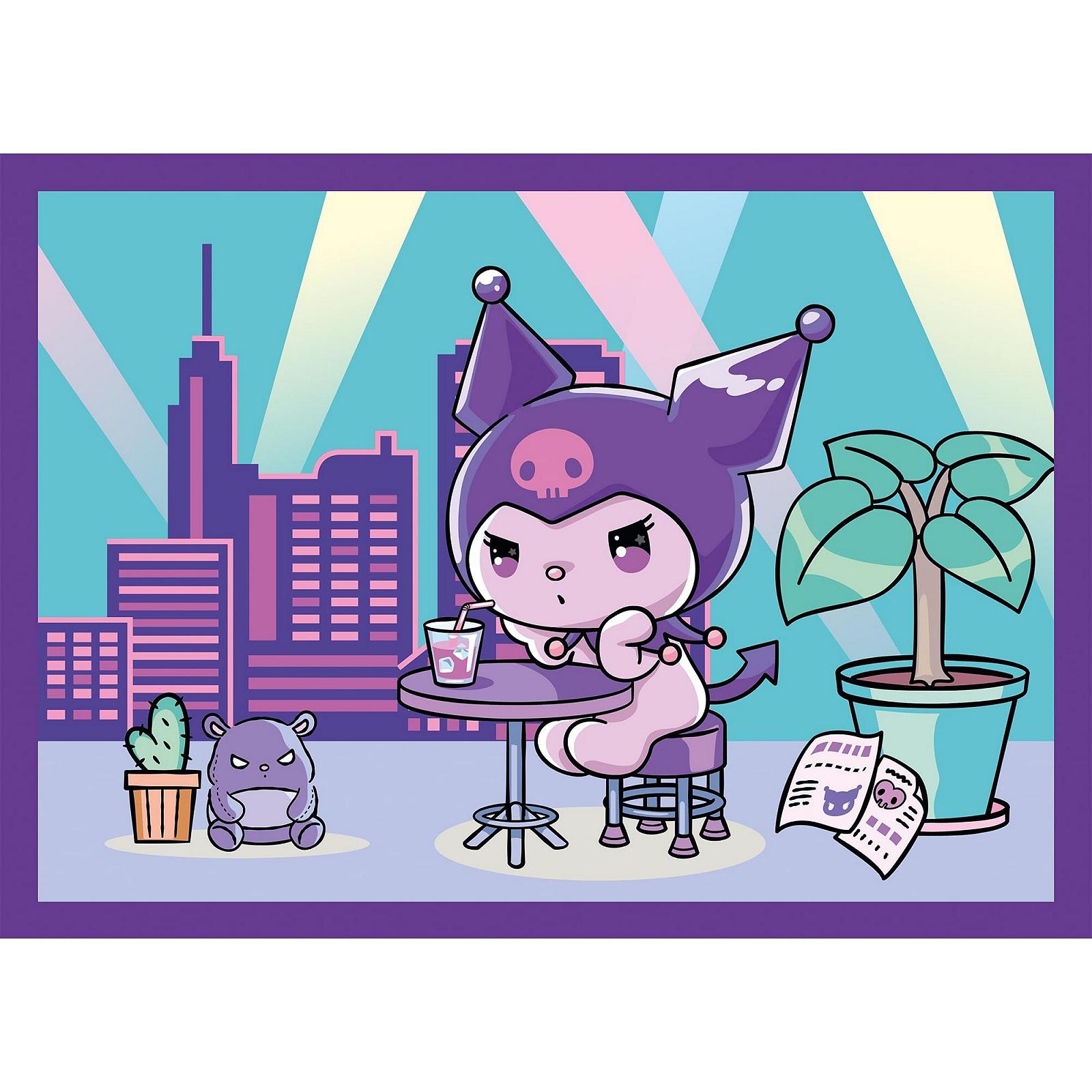 Пазлы Trefl Kuromi Kuromi Day 4 в 1 35-70 элементов, фото №2