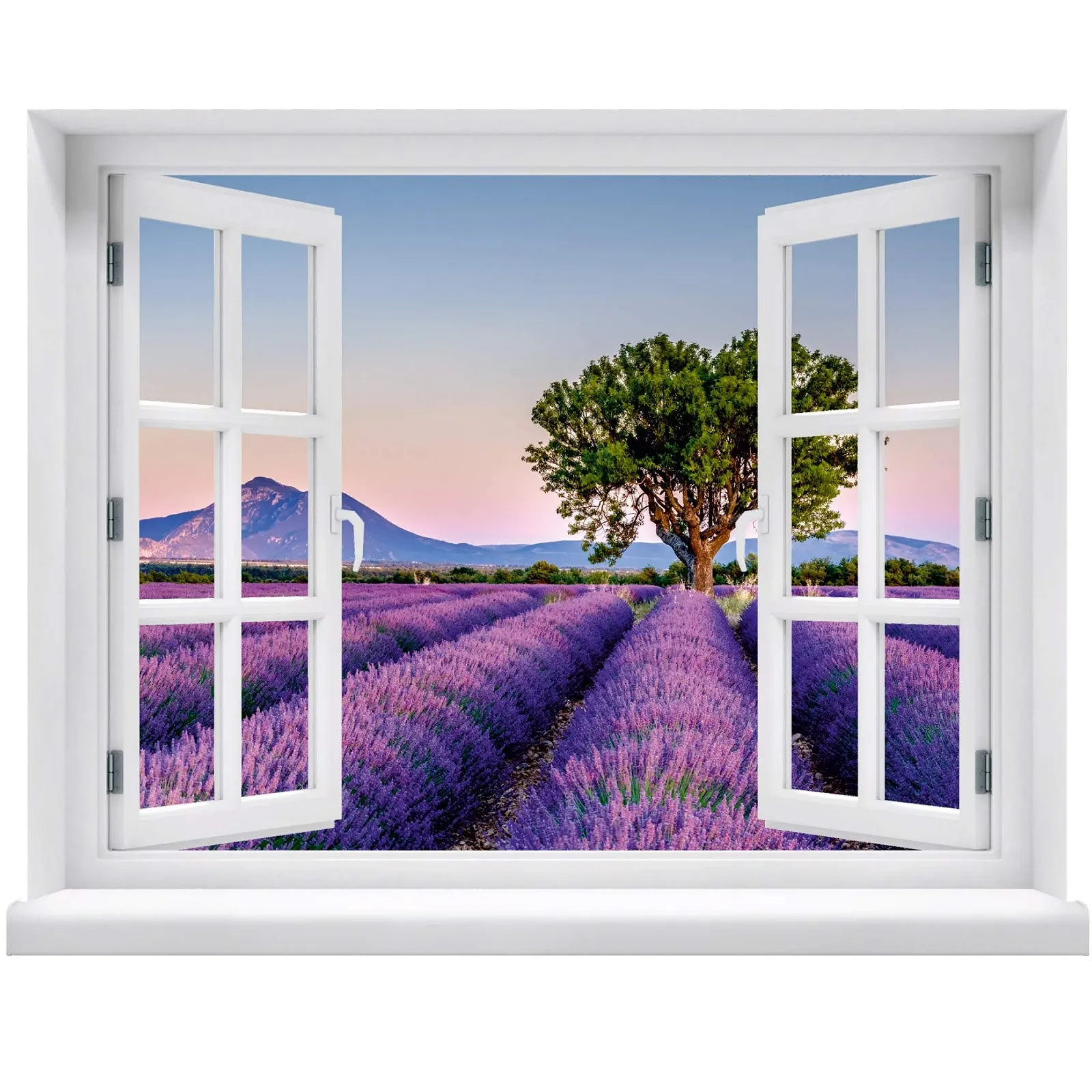 Наклейка на стіну Lavender Field 120 x 94 см, фото №1 Наклейка на стіну Lavender Field 120 x 94 см, фото №1