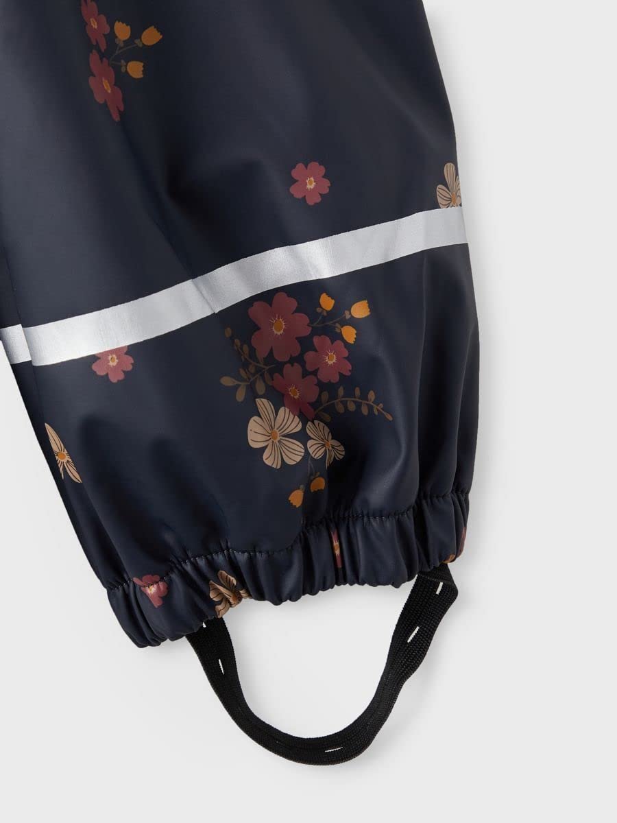 Комплект дождевика для девочек NAME IT Nmfdry Rain Set Flower Fo Noos, фото №7