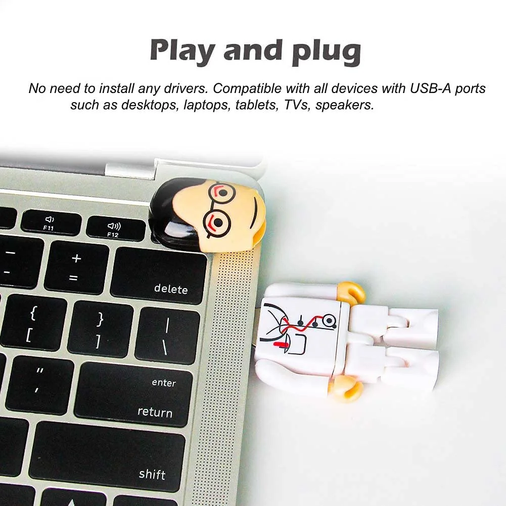 USB-флеш-накопичувач 32GB Cartoon Doctor Model USB 2.0 White, фото №4 USB-флеш-накопичувач 32GB Cartoon Doctor Model USB 2.0 White, фото №4