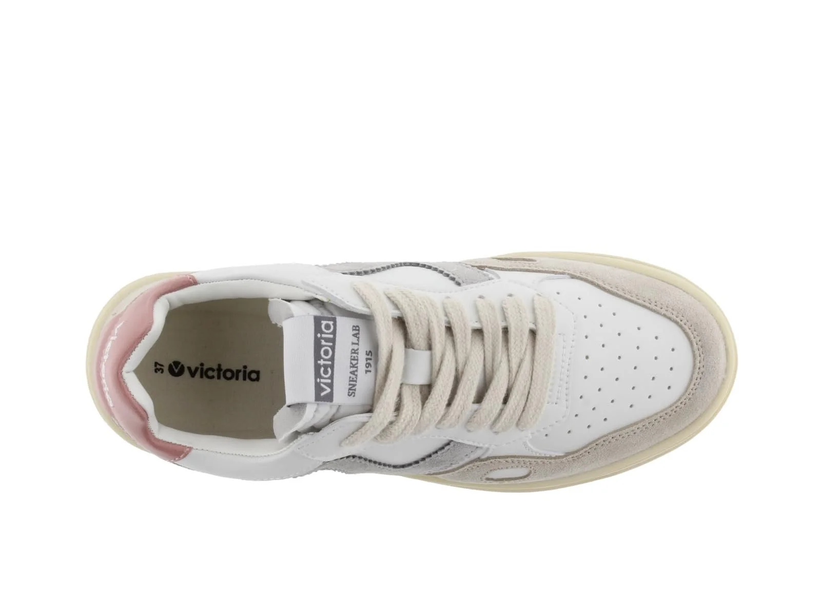 Кеды Victoria Seul Кожаный эффект, цветные и разделённые кожаные части в контрастных цветах 1257101, фото №4