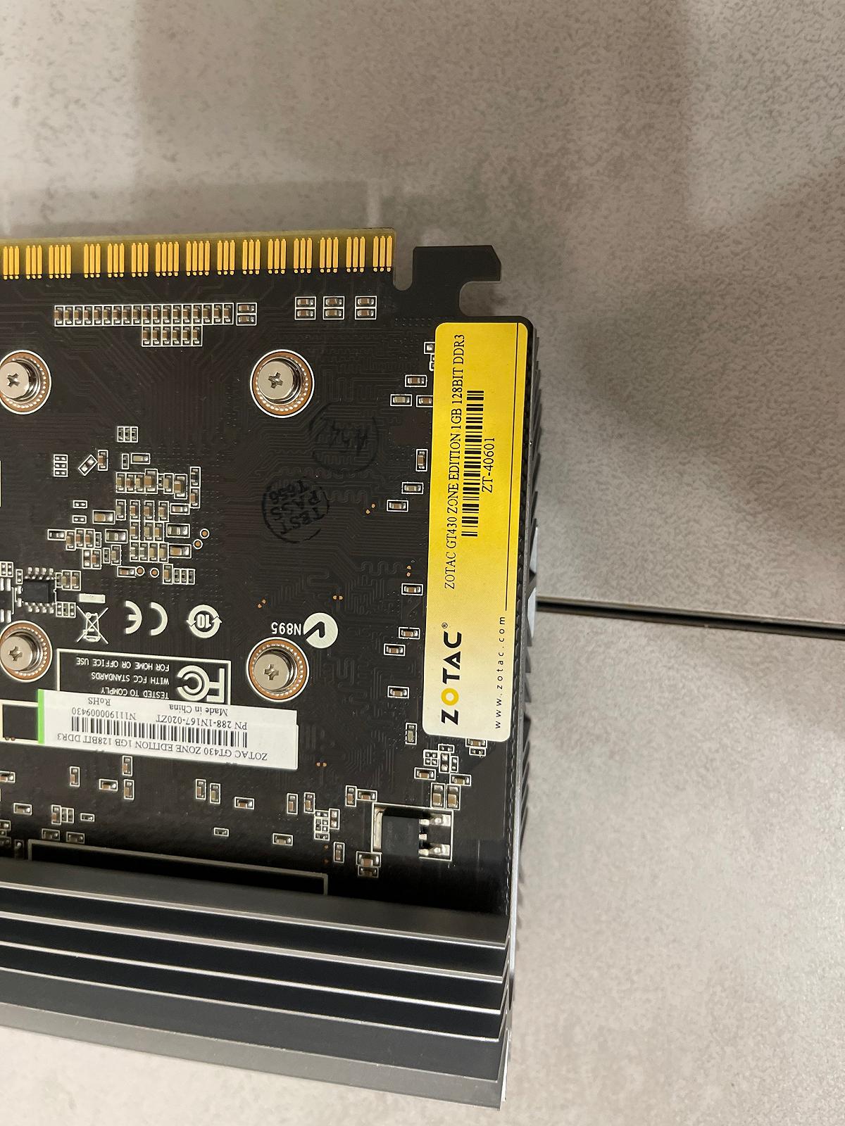 Видеокарта для ПК - ZOTAC GT 430 Zone Edition 1GB 128-bit DDR3, фото №4 Видеокарта для ПК - ZOTAC GT 430 Zone Edition 1GB 128-bit DDR3, фото №4