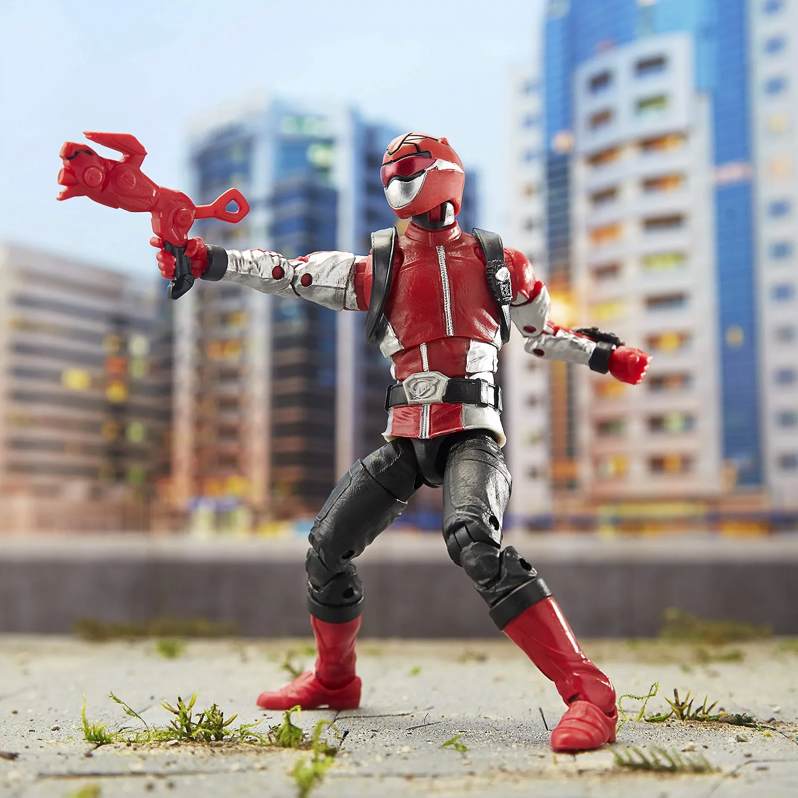 Коллекционная фигурка Power Rangers Lightning Collection Beast Morphers Red Ranger, фото №6