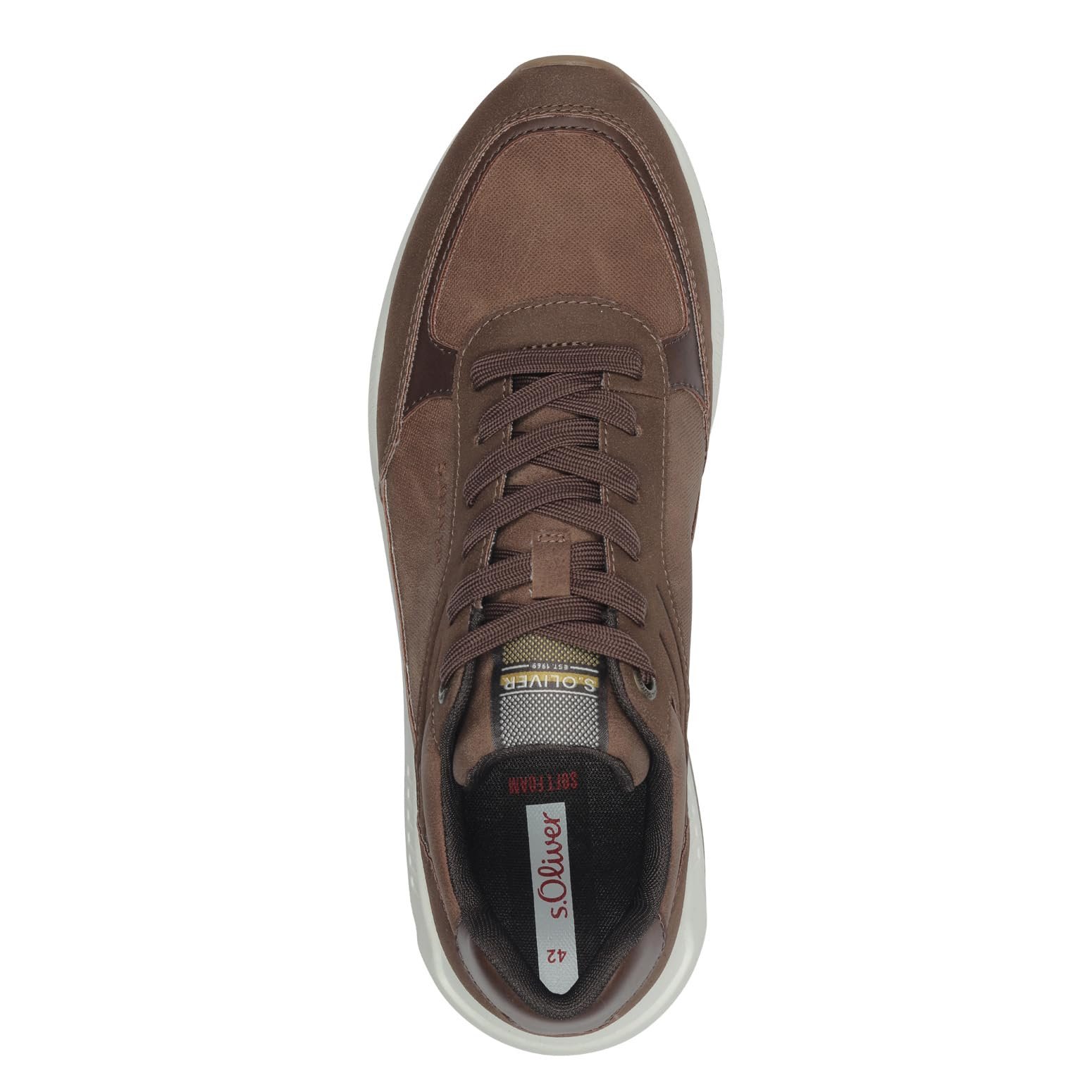 Кросівки s.Oliver Плоскі Чоловічі на Шнурках Vegan, фото №3