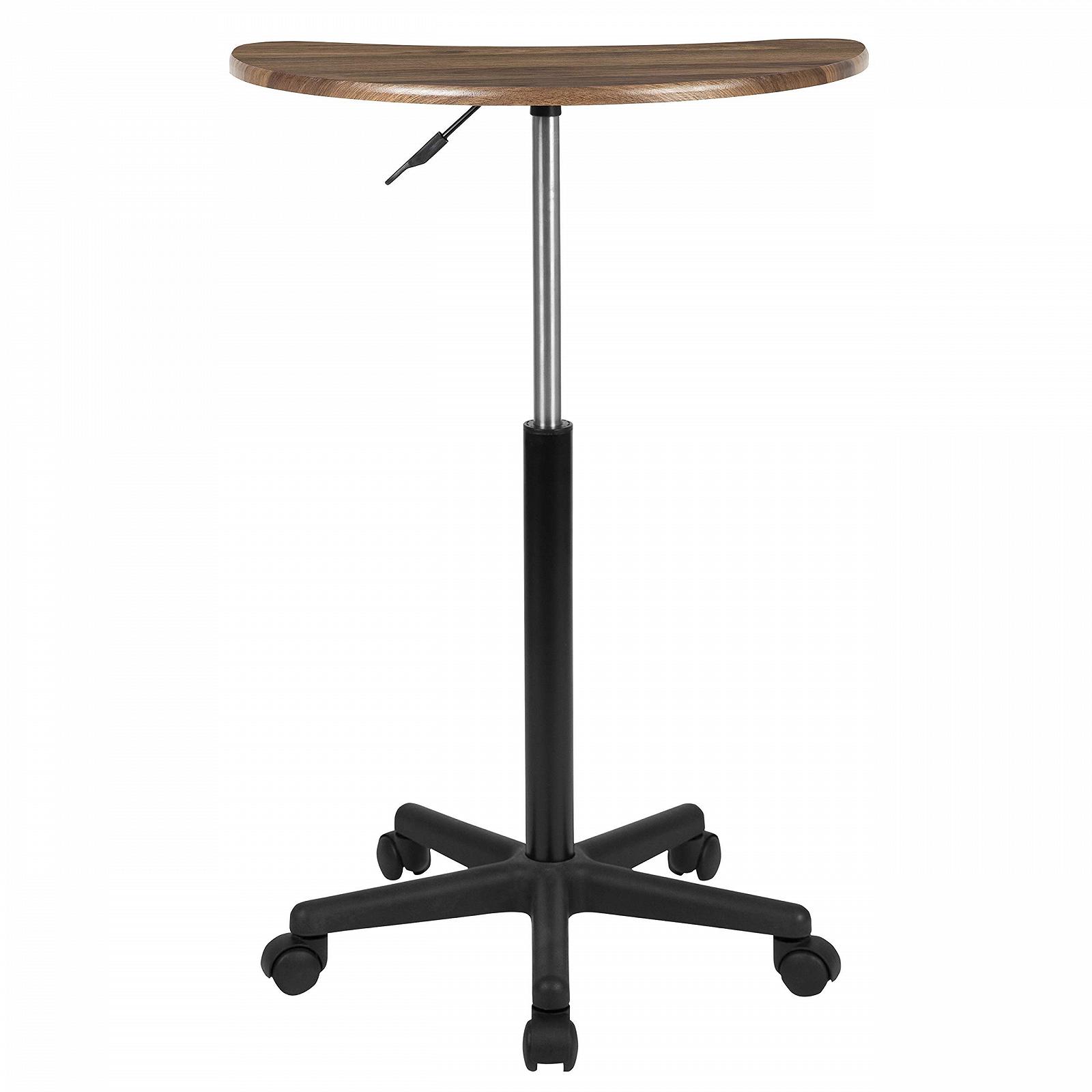 Мобильный стол для ноутбука Flash Furniture Walnut, фото №7 Мобильный стол для ноутбука Flash Furniture Walnut, фото №7