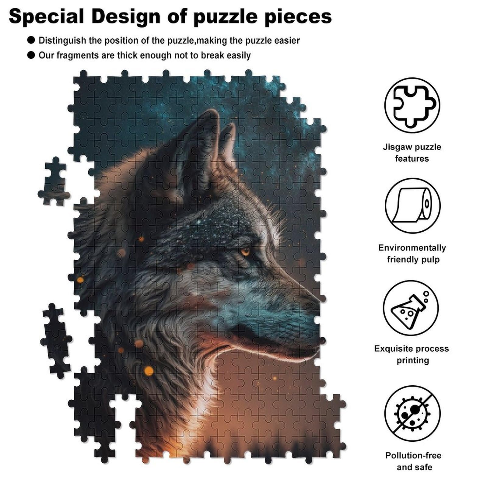 Пазл Wolf 300 деталей 42 x 30 см, фото №5