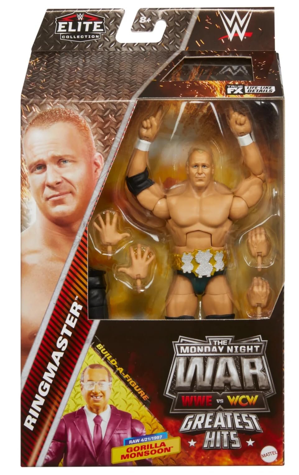 Фігурка Mattel Elite Collection Greatest Hits Series 2 The Monday Night Wars WWE The Ringmaster Stone Cold Steve Austin, фото №1
