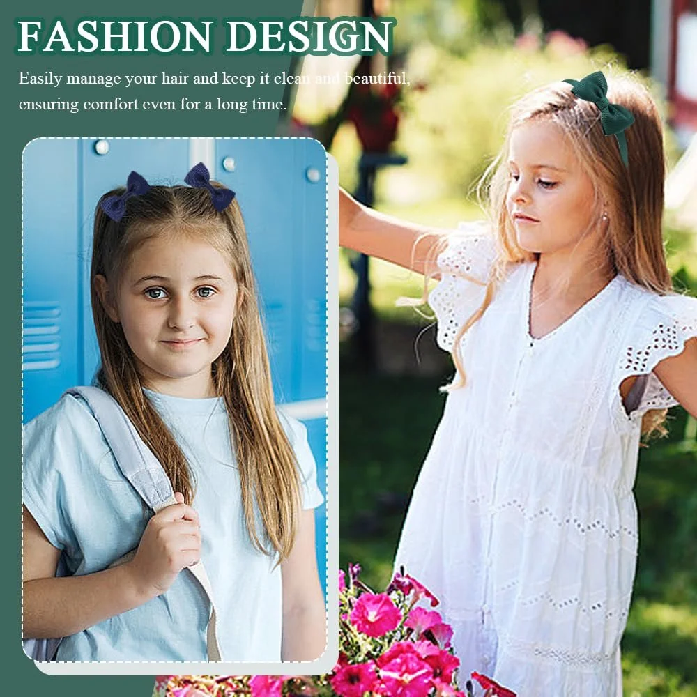 Набір Обруч для волосся з бантом 9 шт., фото №5