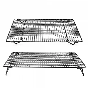 Подставка для ноутбука Настольная подставка, Прочная металлическая охлаждающая подставка для ноутбука с сетчатой платформой, Черная подставка для ноутбука - Фото 1