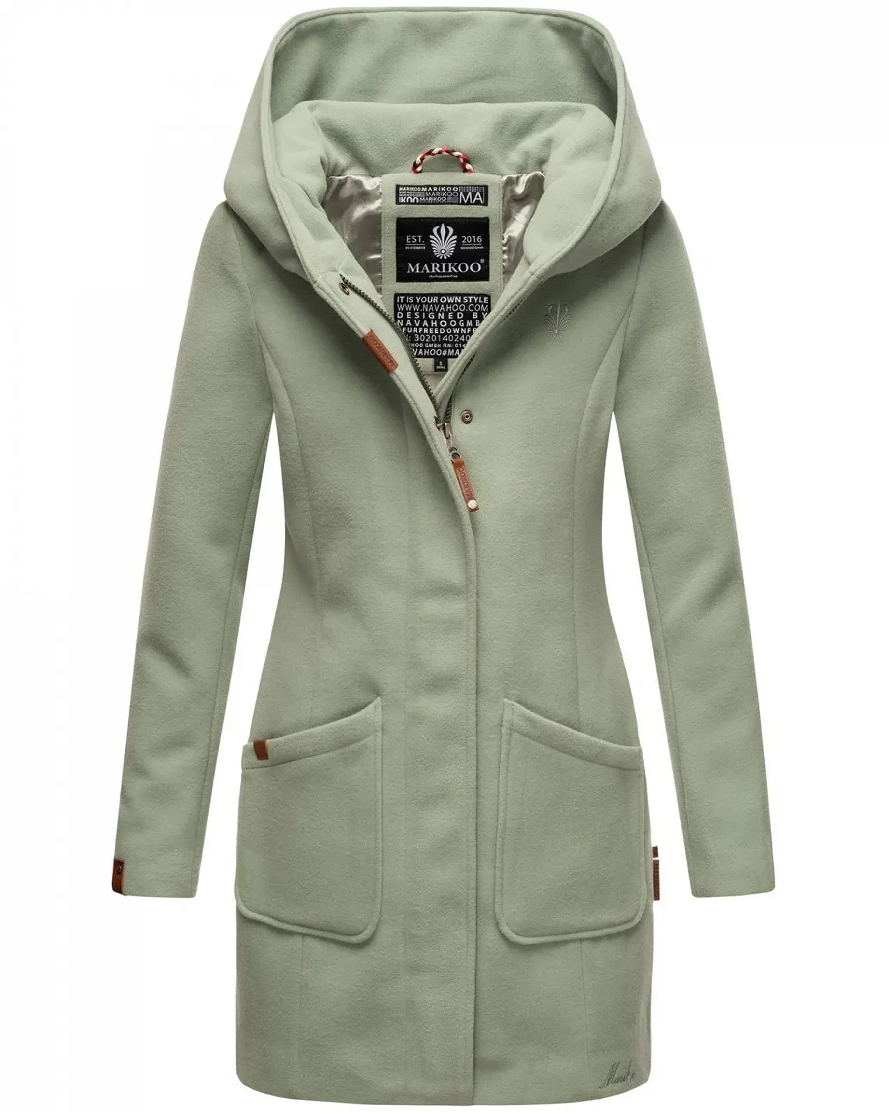 Тренч Marikoo B819 Женский Зимнее пальто, фото №1 Тренч Marikoo B819 Женский Зимнее пальто, фото №1