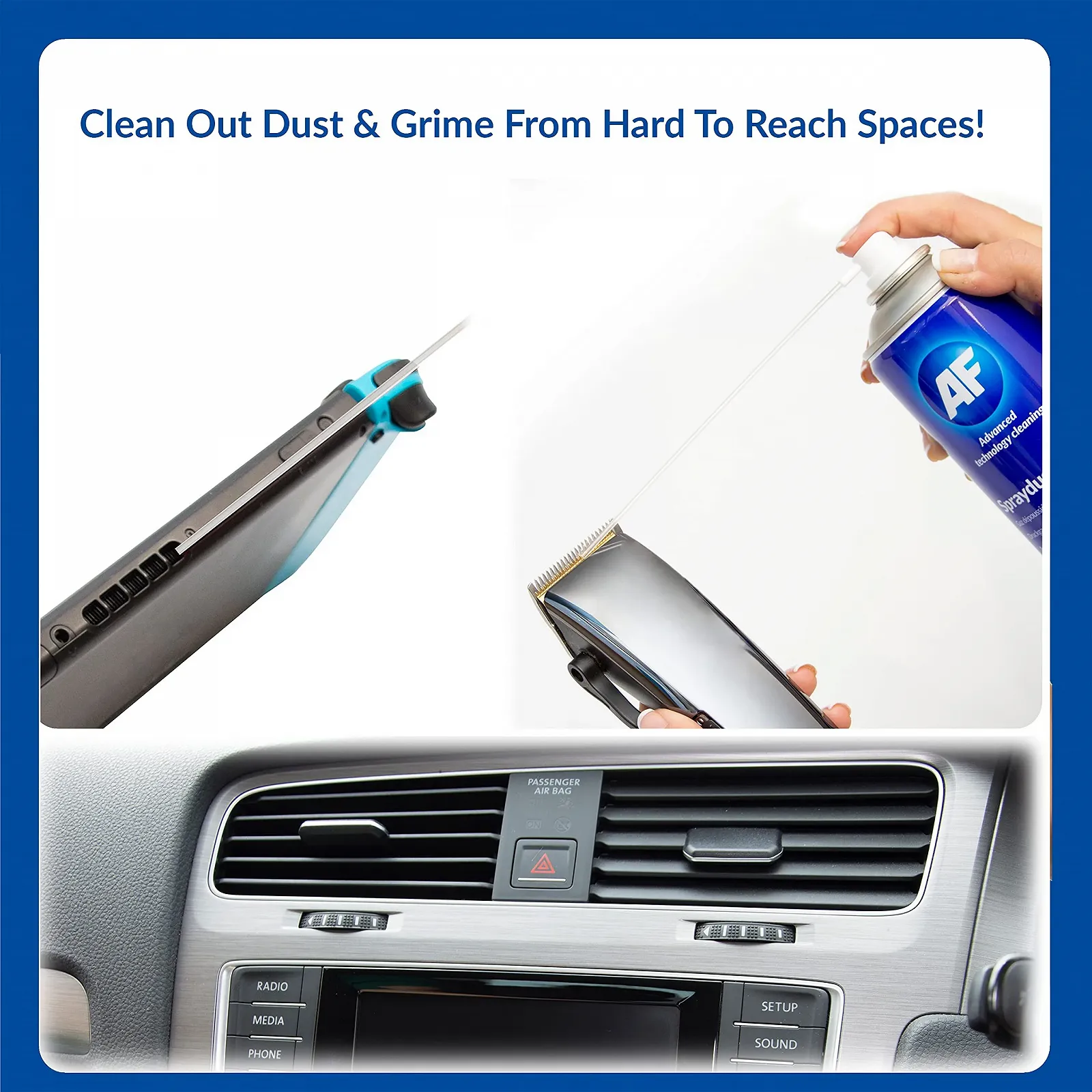 Спрей для очищення ПК AF SDU200D Реверсивний Без ХФУ Негорючий 200 мл, фото №6