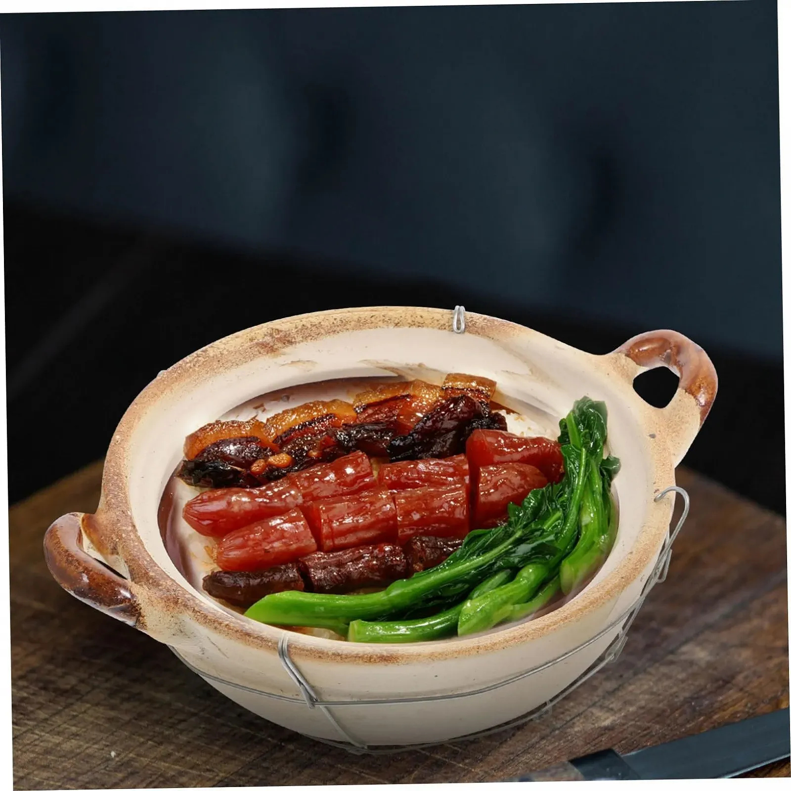 Кастрюля для тушения VALICLUD с ручкой антипригарная для индукции и открытого огня, фото №6