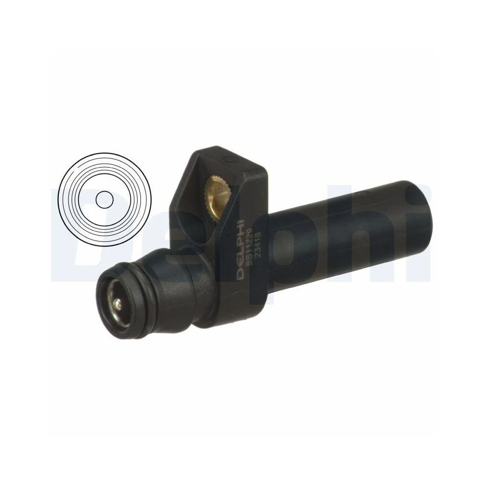 Датчик положення колінвала DELPHI SS11229 для MERCEDES-BENZ DAEWOO, ззаду, зверху, фото №1