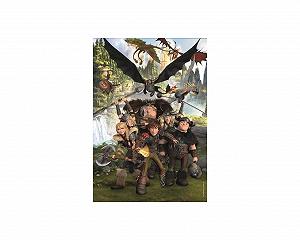 Пазл Clementoni Dragon Trainer 180 деталей 7-9 років 29793 synthetic.ua - Фото 1