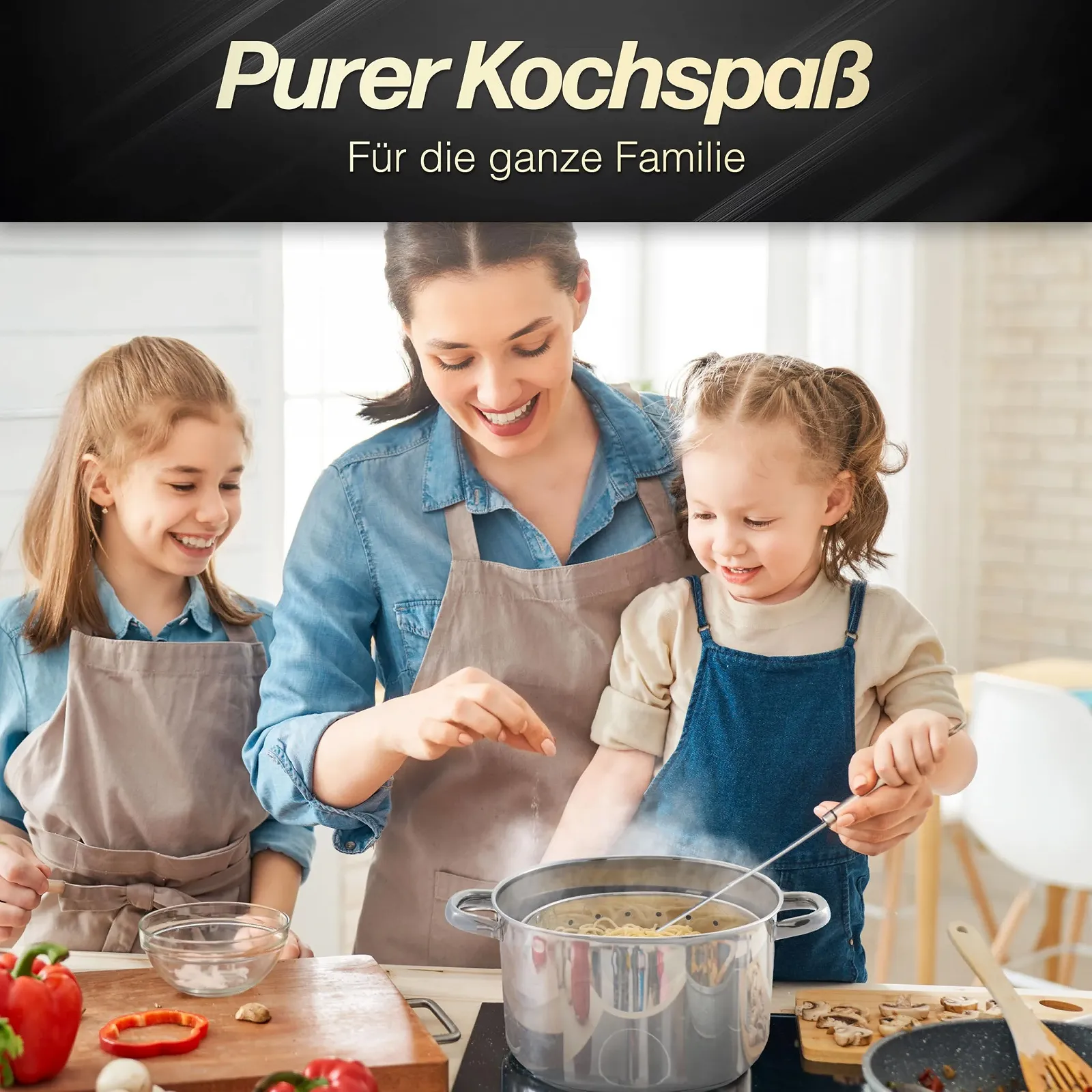 Кастрюля Beyond из нержавеющей стали со стеклянной крышкой и съемной вставкой-ситом, фото №6 Кастрюля Beyond из нержавеющей стали со стеклянной крышкой и съемной вставкой-ситом, фото №6