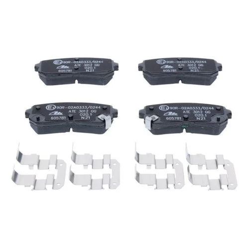 Комплект гальмівних колодок, дискове гальмо ATE 13.0460-5781.2 задня вісь для HYUNDAI KIA, фото №2