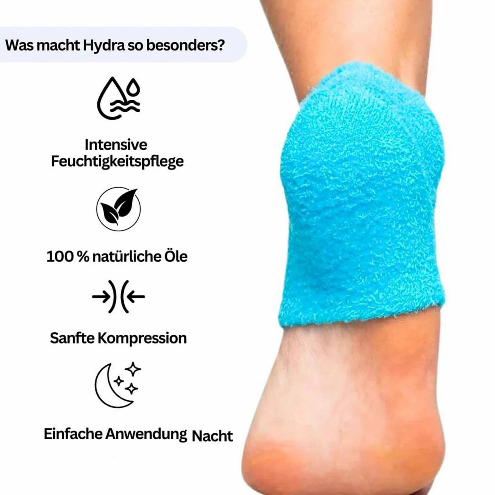 Шкарпетки для ніг від тріщин на п'ятах зволожувальні жіночі 2 шт., фото №6