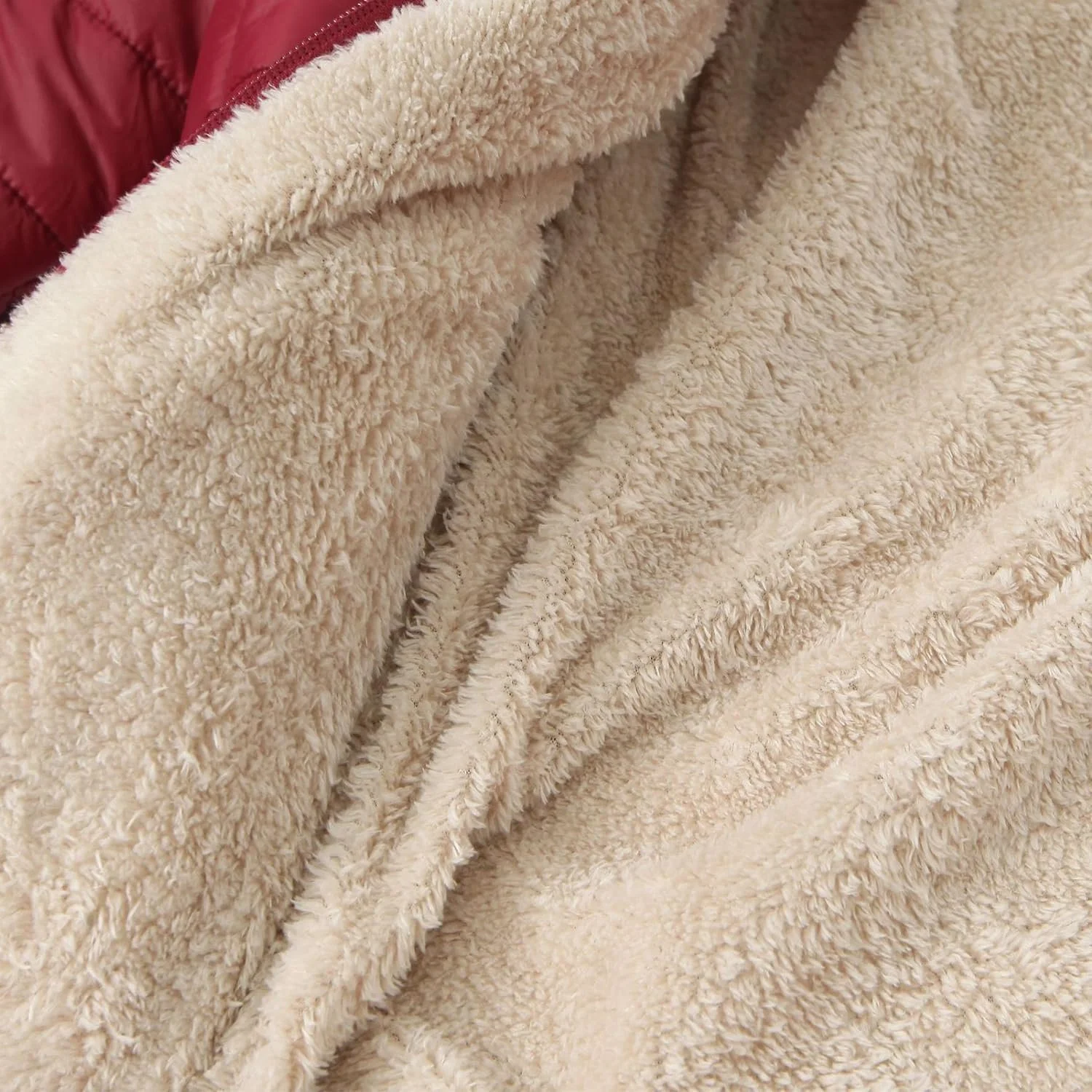 Жіноча зимова тепла флісова куртка стьобана, фото №8 Жіноча зимова тепла флісова куртка стьобана, фото №8