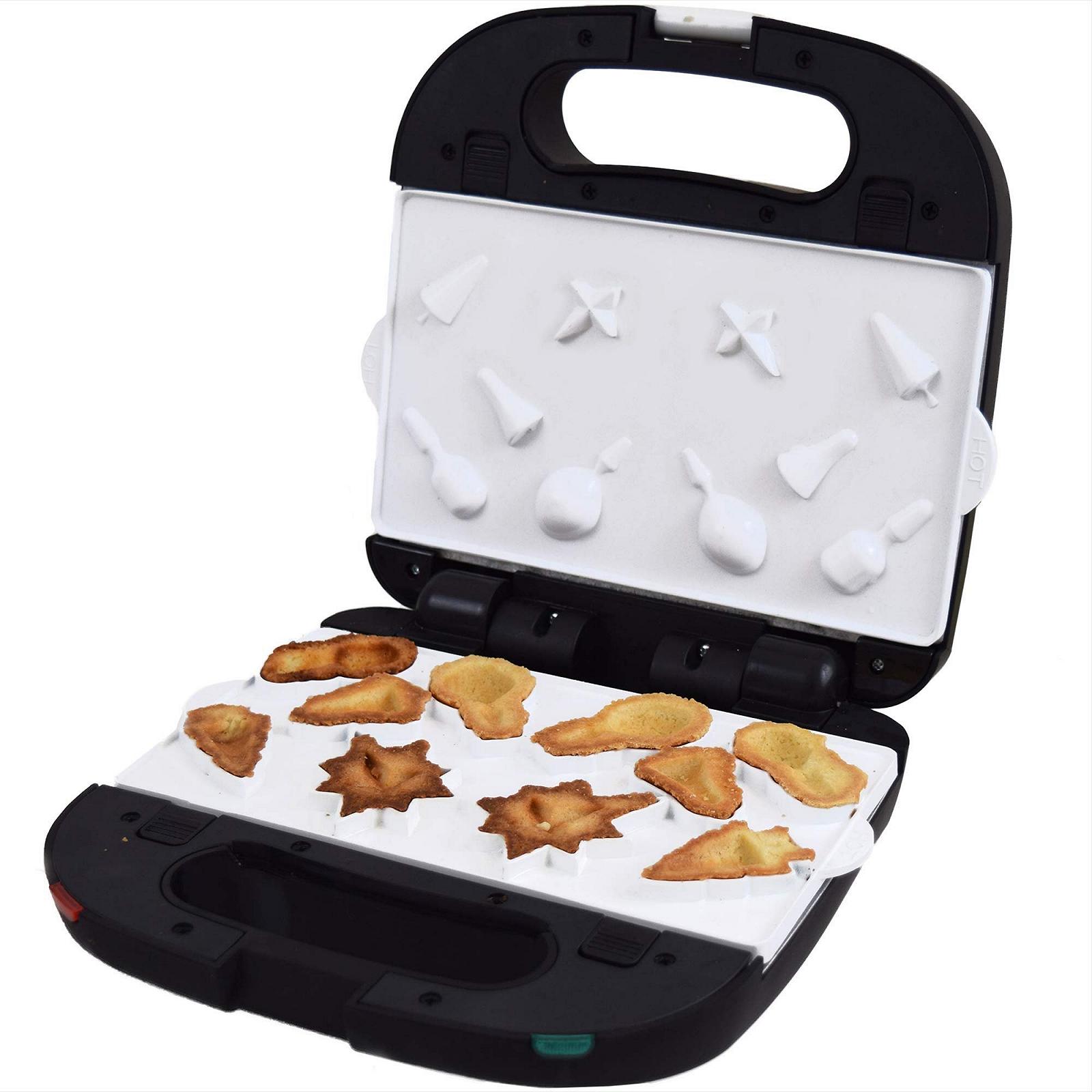 Вафельница Syntrox Germany X-Mas Christmas Motif Maker SM-1500W Нержавеющая сталь/черный, фото №1