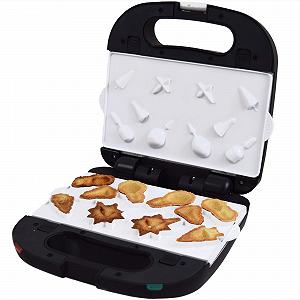 Вафельница Syntrox Germany X-Mas Christmas Motif Maker SM-1500W Нержавеющая сталь/черный - Фото 1