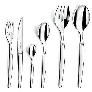 Набір столових приборів Lou Laguiole Jet, 50 предметів - Фото 1