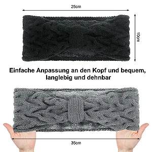 Женская зимняя повязка на голову synthetic.ua - Фото 1